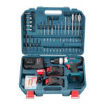 کیت دریل چکشی شارژی 20 ولت دو باطری 53 پارچه مدل RS-8619 - Image 2